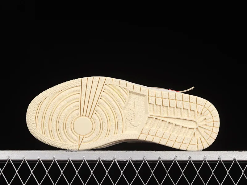 All categories Air Jordan Jordan series basketball shoes Air Jordan 1 Low Off White x Air Jordan 1 Low "Custom" AJ1 Joe 1 beige joint cultural low-top casual sneakers CZ0790-102